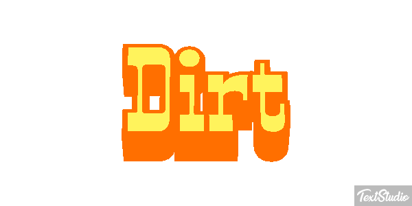 Dirt Text effect