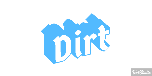 Dirt Text effect
