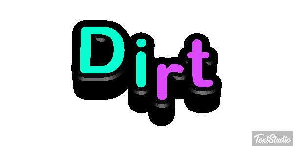 Dirt Text effect