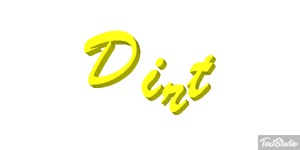 Dirt Text effect
