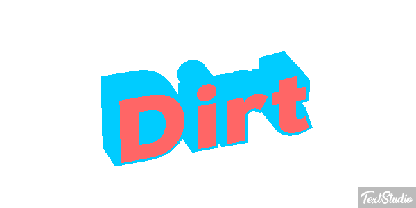 Dirt Text effect