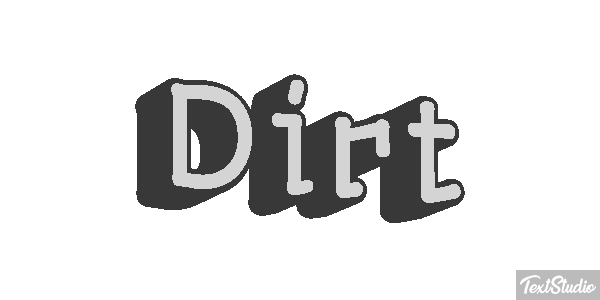 Dirt Text effect