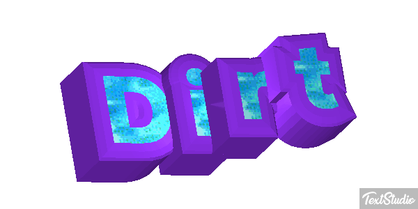 Dirt Text effect