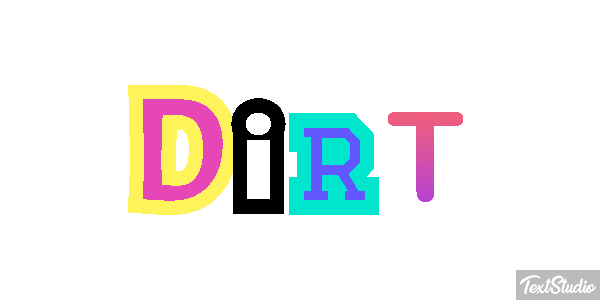 Dirt Text effect