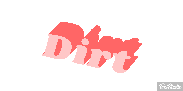 Dirt Text effect