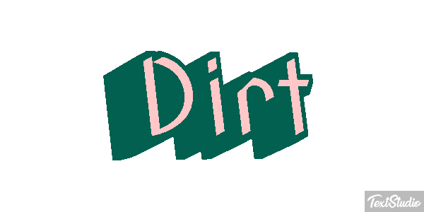 Dirt Text effect