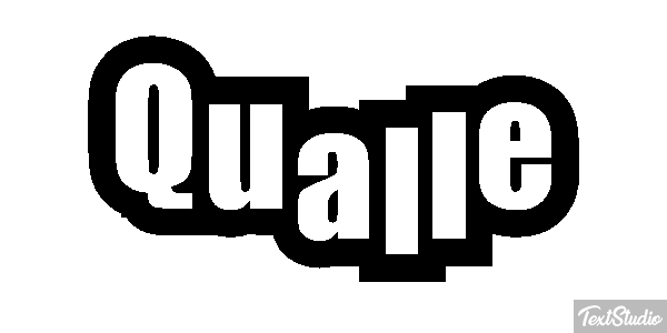Qualle Texteffekt