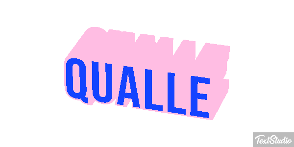 Qualle Texteffekt