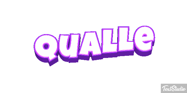 Qualle Texteffekt