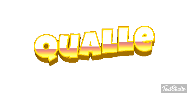 Qualle Texteffekt