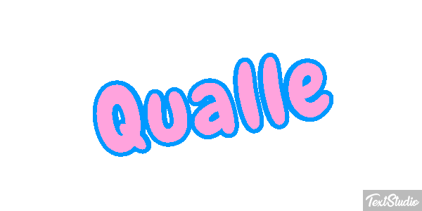 Qualle Texteffekt