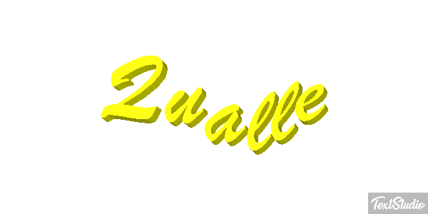 Qualle Texteffekt