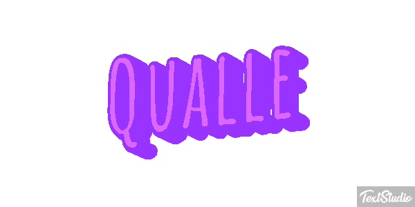 Qualle Texteffekt