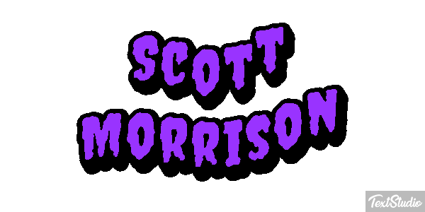 Scott Morrison Text effect