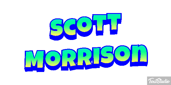 Scott Morrison Text effect