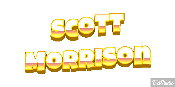 Scott Morrison Text effect