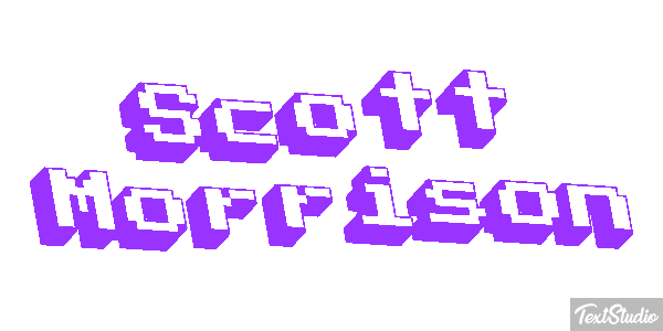 Scott Morrison Text effect