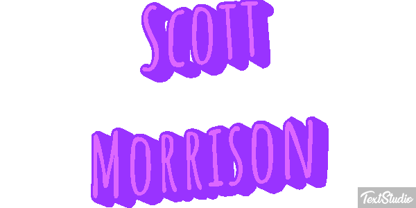 Scott Morrison Text effect