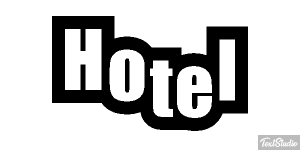 Hotel Efecto de texto