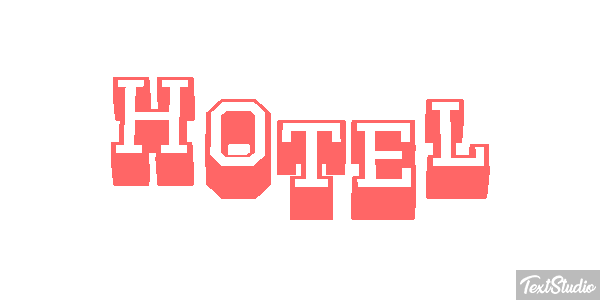 Hotel Efecto de texto