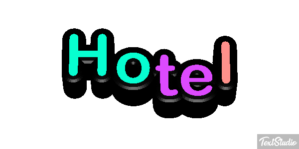 Hotel Efecto de texto