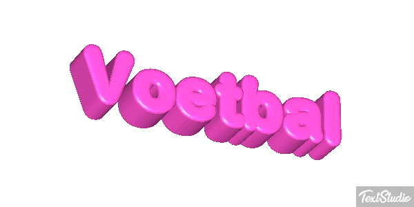 Voetbal Tekst effect