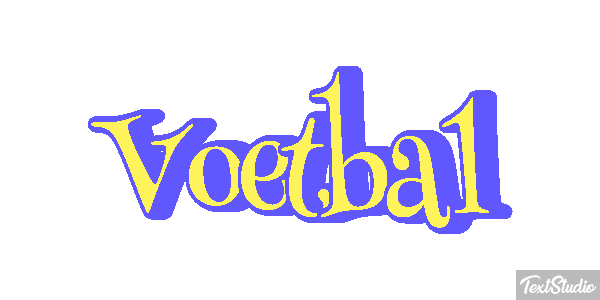 Voetbal Tekst effect