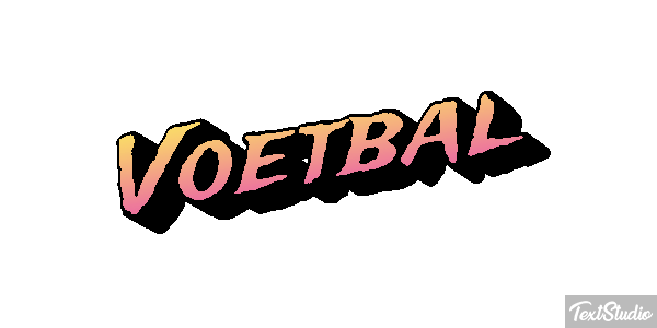 Voetbal Tekst effect