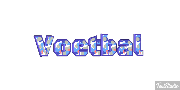 Voetbal Tekst effect