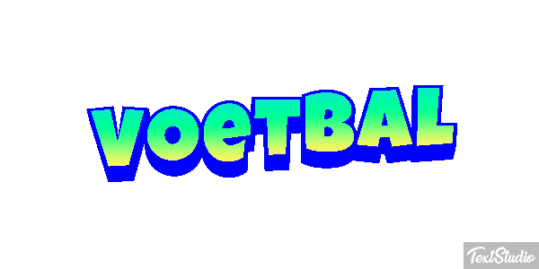 Voetbal Tekst effect