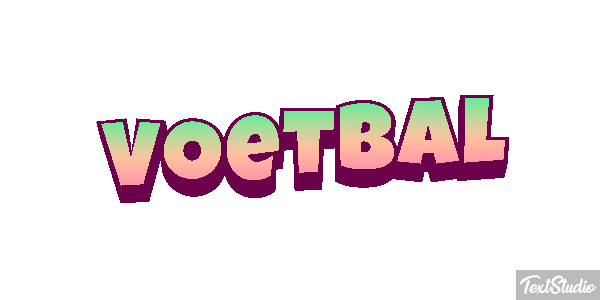 Voetbal Tekst effect