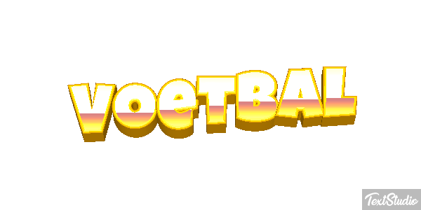 Voetbal Tekst effect