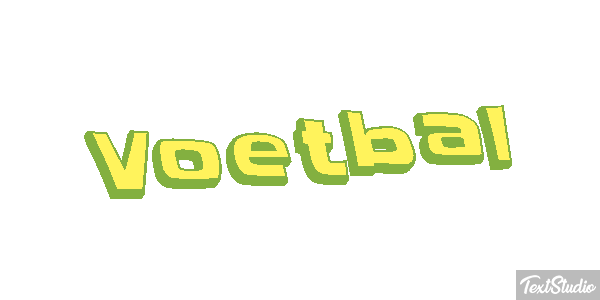 Voetbal Tekst effect