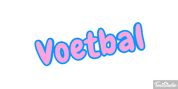 Voetbal Tekst effect