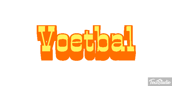 Voetbal Tekst effect