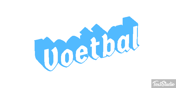 Voetbal Tekst effect
