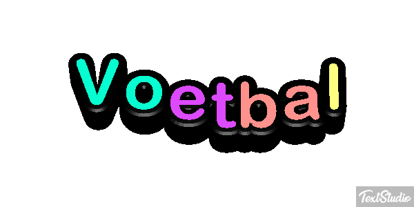 Voetbal Tekst effect