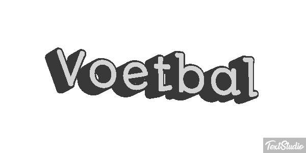 Voetbal Tekst effect