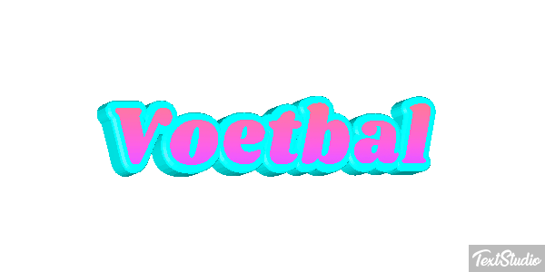 Voetbal Tekst effect