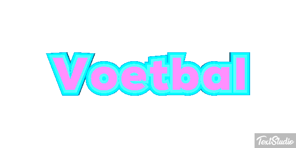 Voetbal Tekst effect