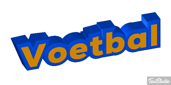 Voetbal Tekst effect
