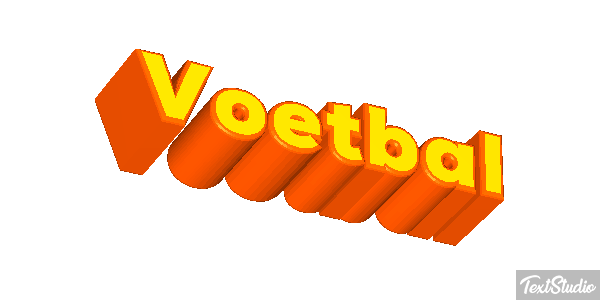 Voetbal Tekst effect
