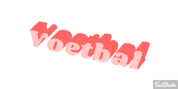 Voetbal Tekst effect