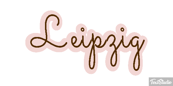 Leipzig Text effect