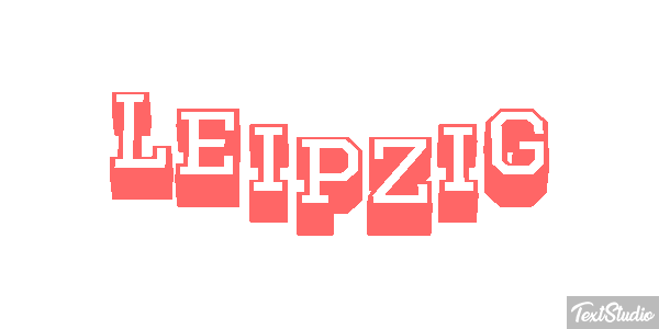 Leipzig Text effect