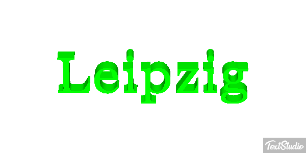 Leipzig Text effect