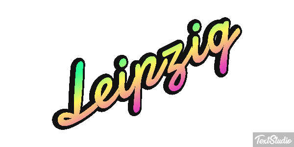 Leipzig Text effect
