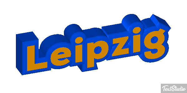 Leipzig Text effect