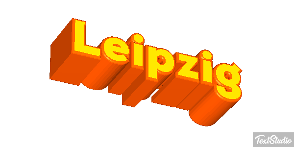 Leipzig Text effect