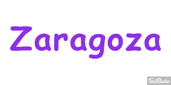Zaragoza Effet de texte